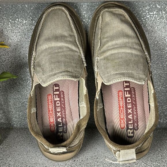 Skechers Relaxed Milford Slip On Loafers Shoes Size 8.5 - Picture 8 of 9